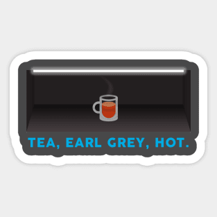 Tea, Earl Grey, Hot Sticker